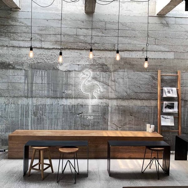 LED neono iškaba „FLAMINGO“