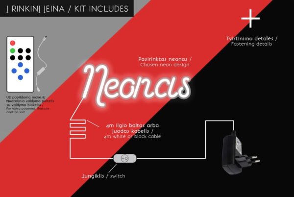 LED neoninė iškaba "LIEPSNA" - Image 8