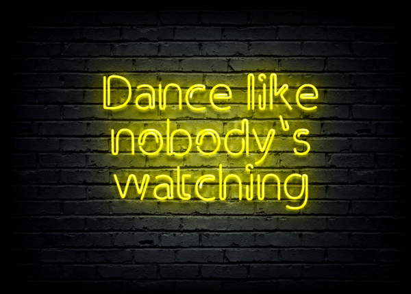 Led neono iškaba "Dance like nobody's watching" - Image 2