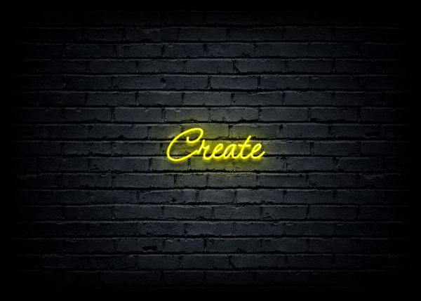 Led neono iškaba "Create" - Image 3