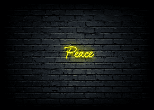 Led neoninė iškaba "Peace" - Image 3