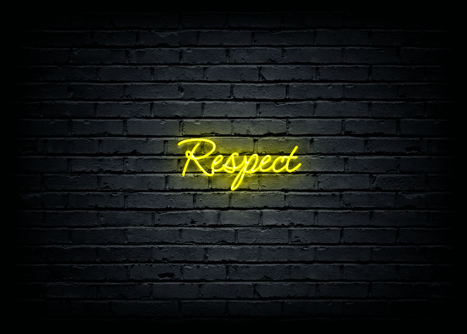 Led neoninė iškaba "Respect"