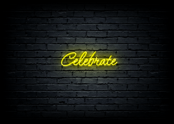 Led neono iškaba "Celebrate" - Image 3