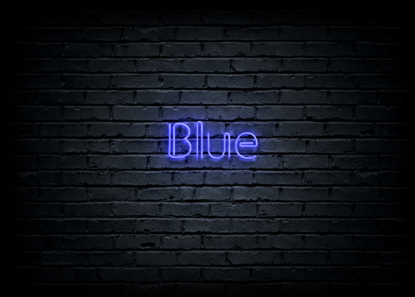 Led neono iškaba "Blue" - Image 2