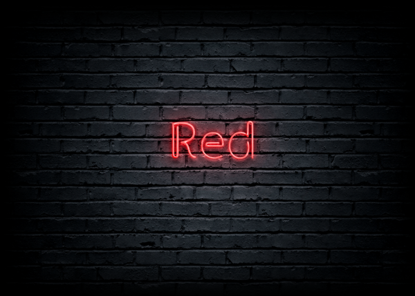 Led neoninė iškaba "Red"