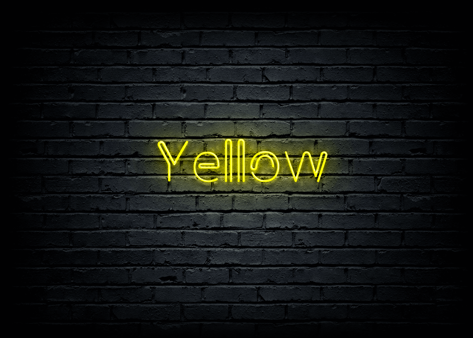 Led neoninė iškaba "Yellow" - Image 2