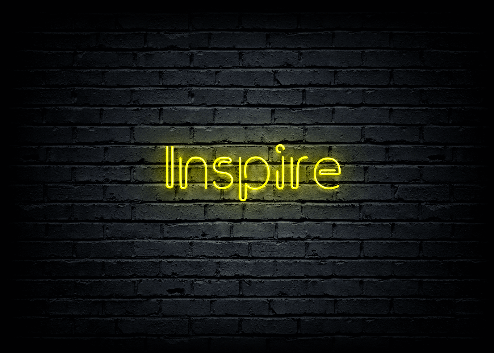 LED neoninė iškaba "Inspire"