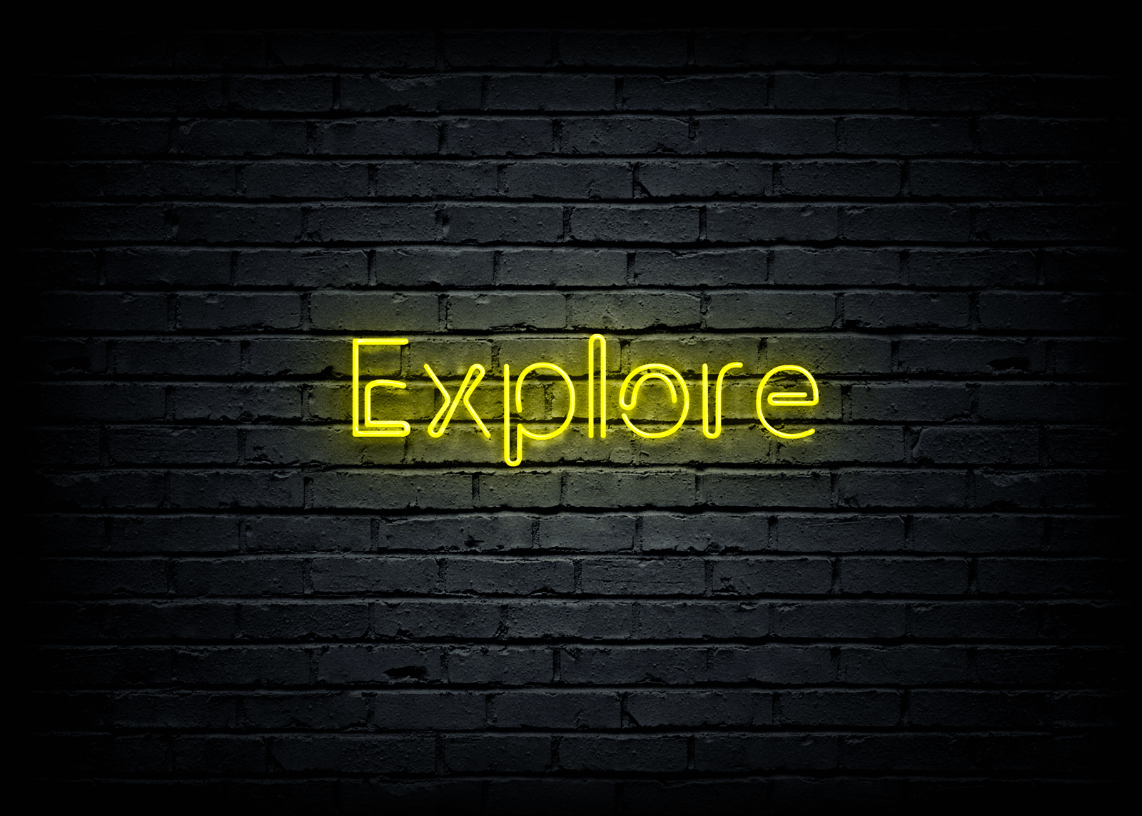 Led neoninė iškaba "Explore"