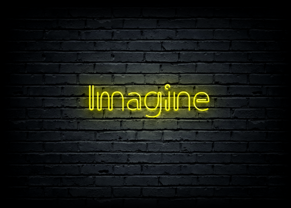 Led neono iškaba "Imagine" - Image 2