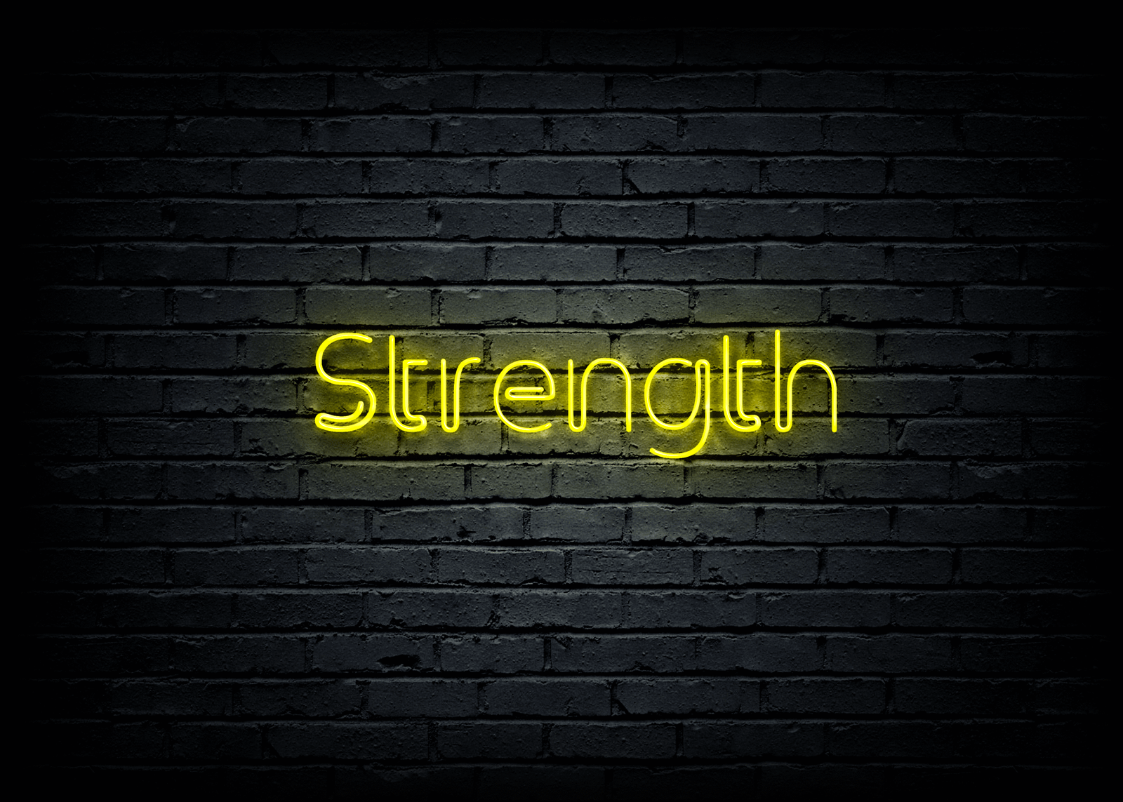 Led neoninė iškaba "Strength" - Image 2
