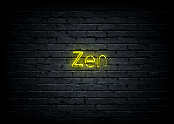 Led neono iškaba "Zen"