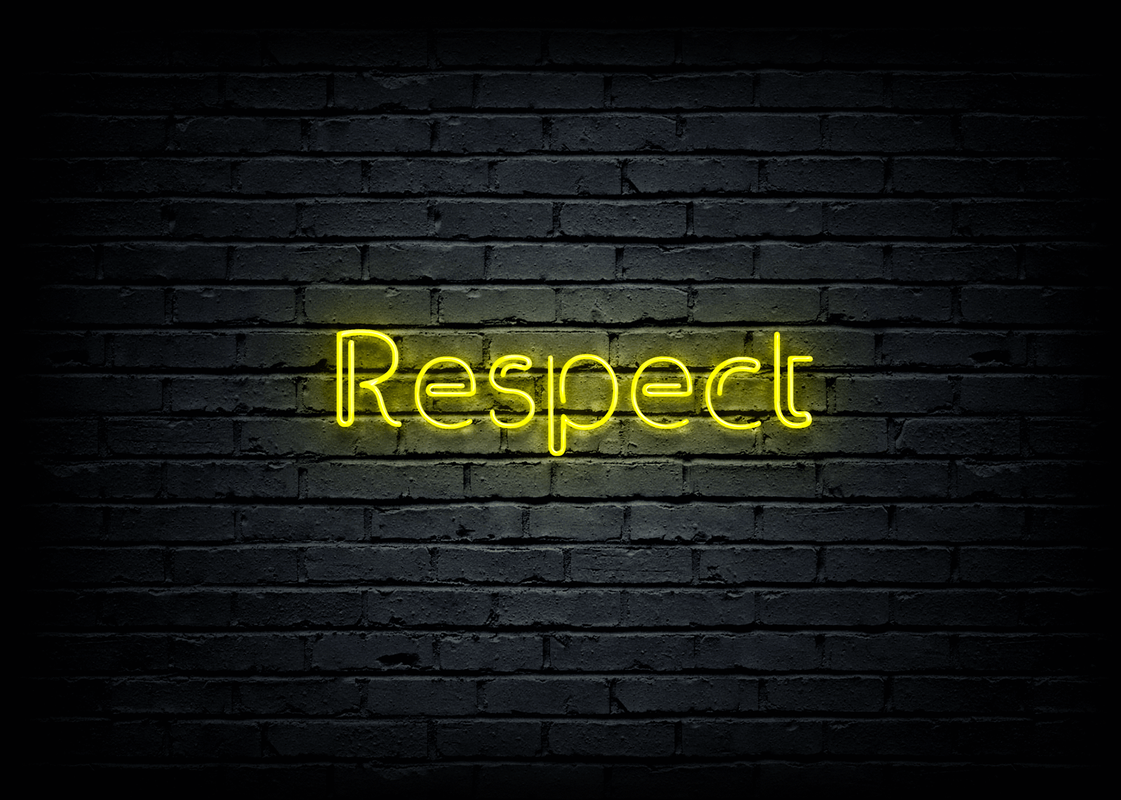 Led neoninė iškaba "Respect" - Image 2