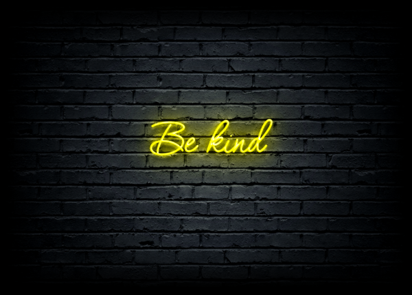 Led neono iškaba "Be kind" - Image 2