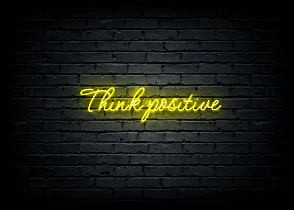 Led neoninė iškaba "Think positive" - Image 3