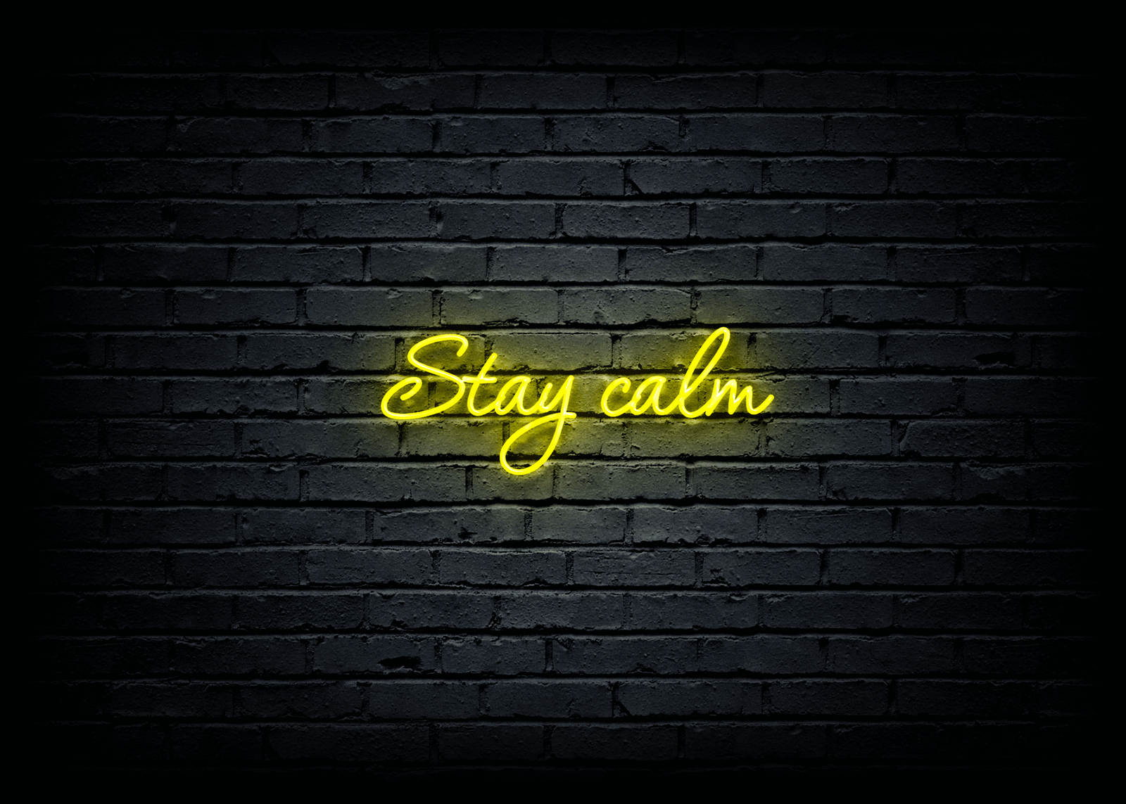 Led neoninė iškaba "Stay calm" - Image 2