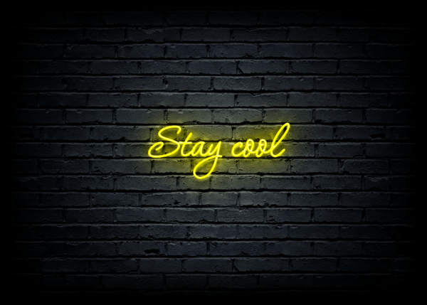 Led neoninė iškaba "Stay cool"