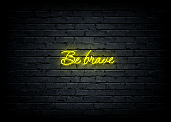 Led neono iškaba "Be brave" - Image 2