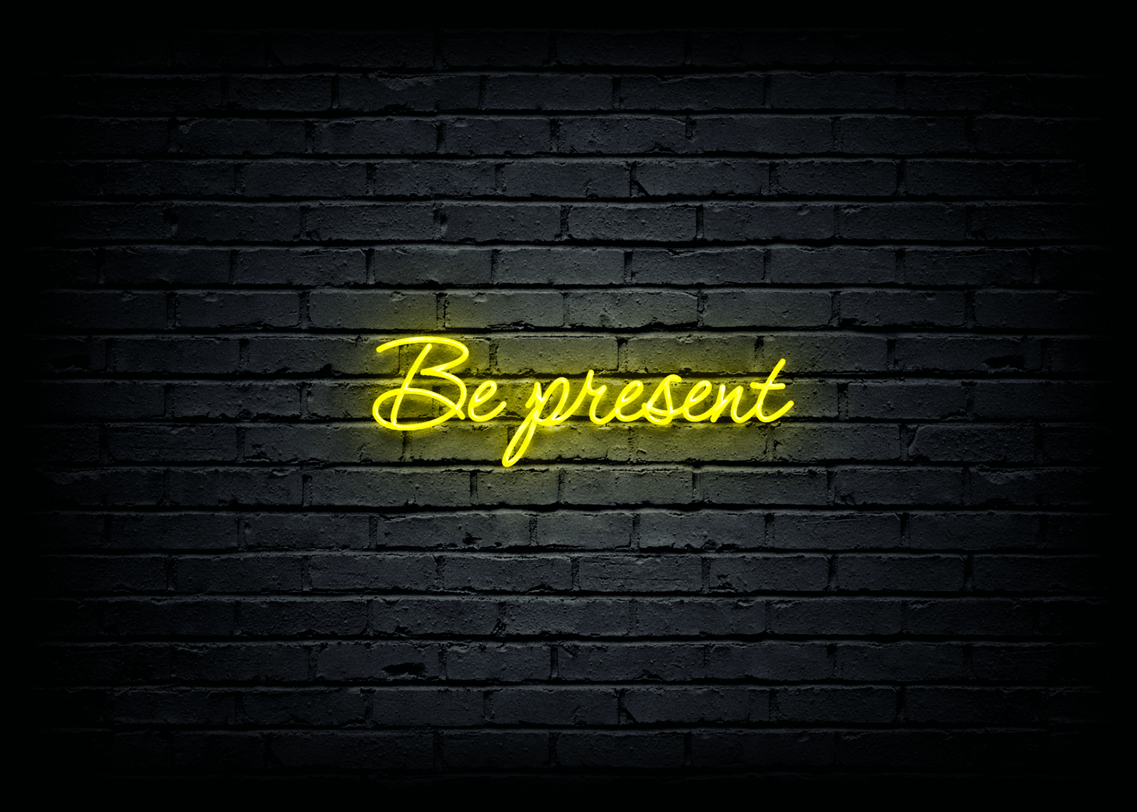 Led neoninis tekstas "Be present" - Image 3