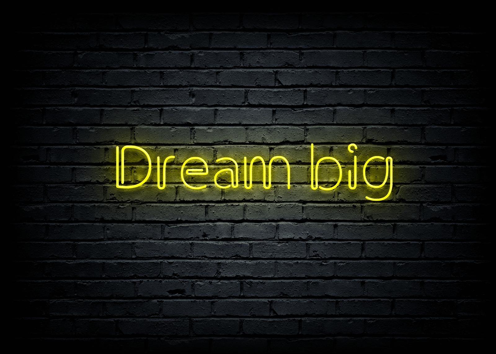 Led neono iškaba "Dream big" - Image 2