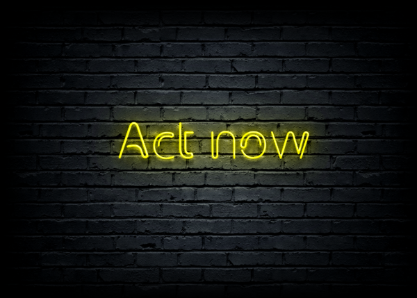 Led neono iškaba "Act now" - Image 3
