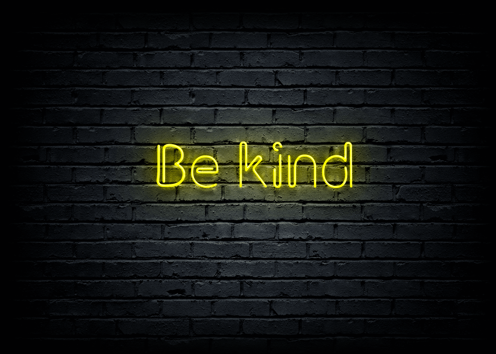 Led neoninė iškaba "Be kind"