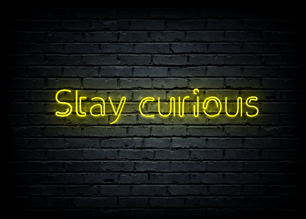 Led neono iškaba "Stay curious" - Image 2