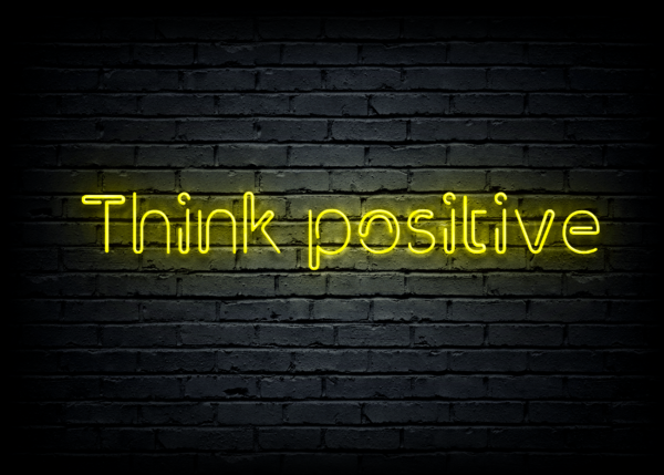 Led neoninė iškaba "Think positive" - Image 2