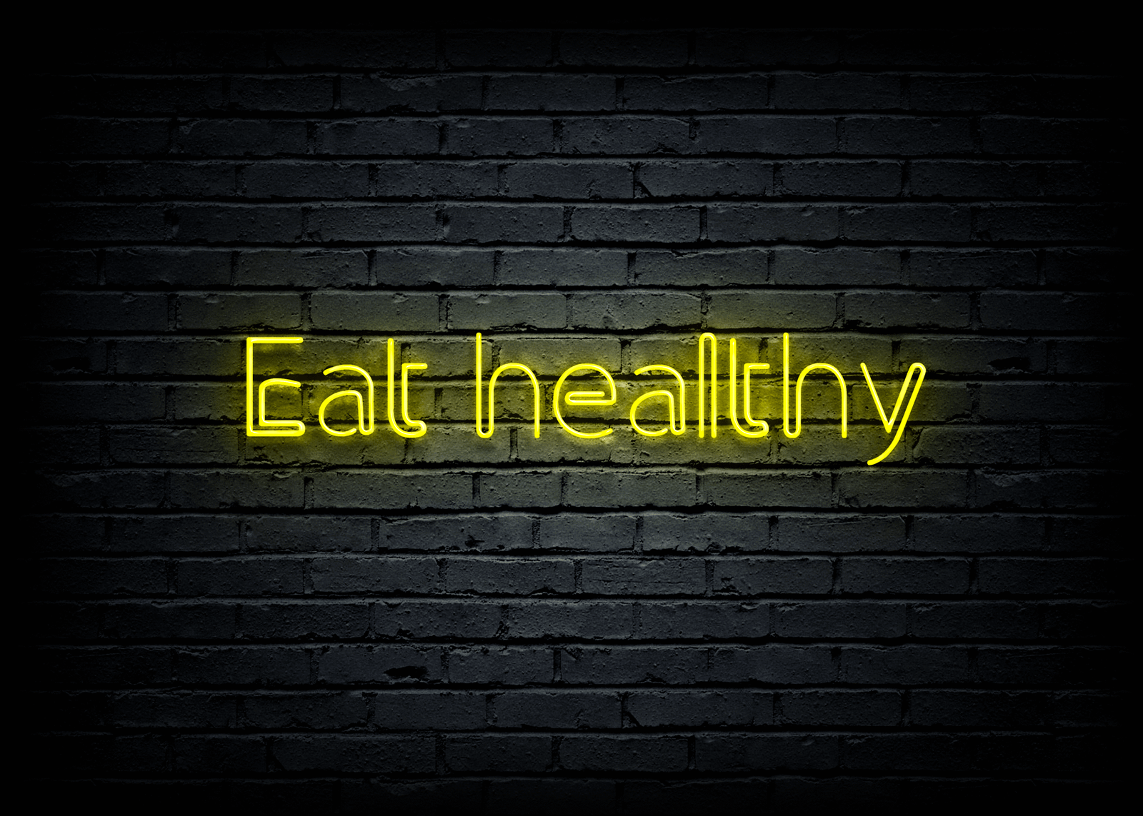 Led neono dekoracija "Eat healthy" - Image 3