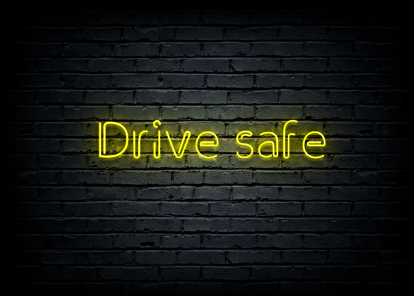 Led neono iškaba "Drive safe" - Image 3