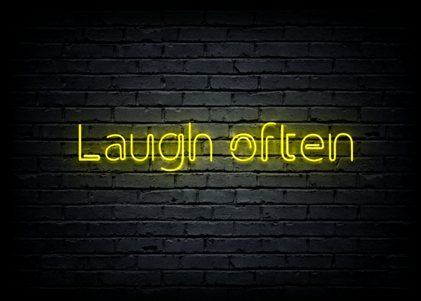 Led neono iškaba "Laugh often" - Image 3