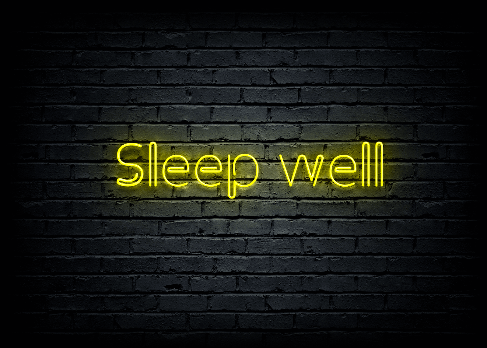 Led neoninė iškaba "Sleep well"
