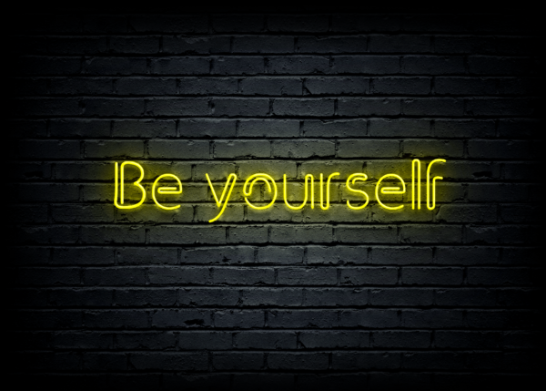 Led neono iškaba "Be yourself" - Image 2