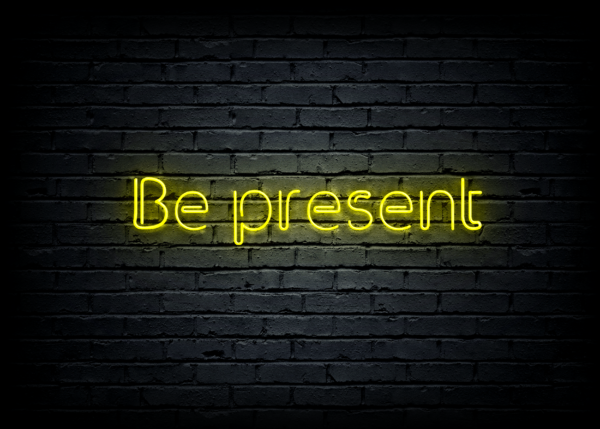 Led neono iškaba "Be present" - Image 2