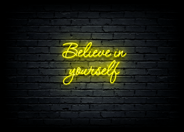 Led neono iškaba "Believe in yourself" - Image 2