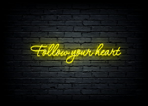 Led neono iškaba "Follow your heart" - Image 2