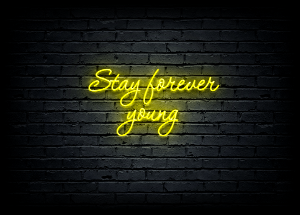 Led neoninė iškaba "Stay forever young" - Image 3