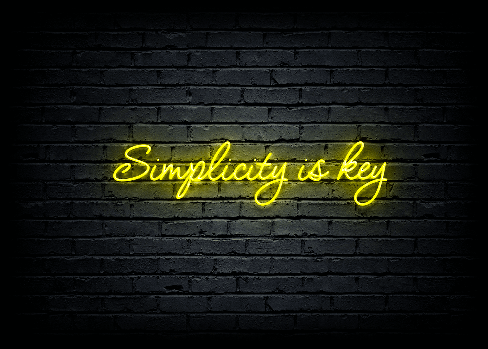 Led neoninė iškaba "Simplicity is key" - Image 3