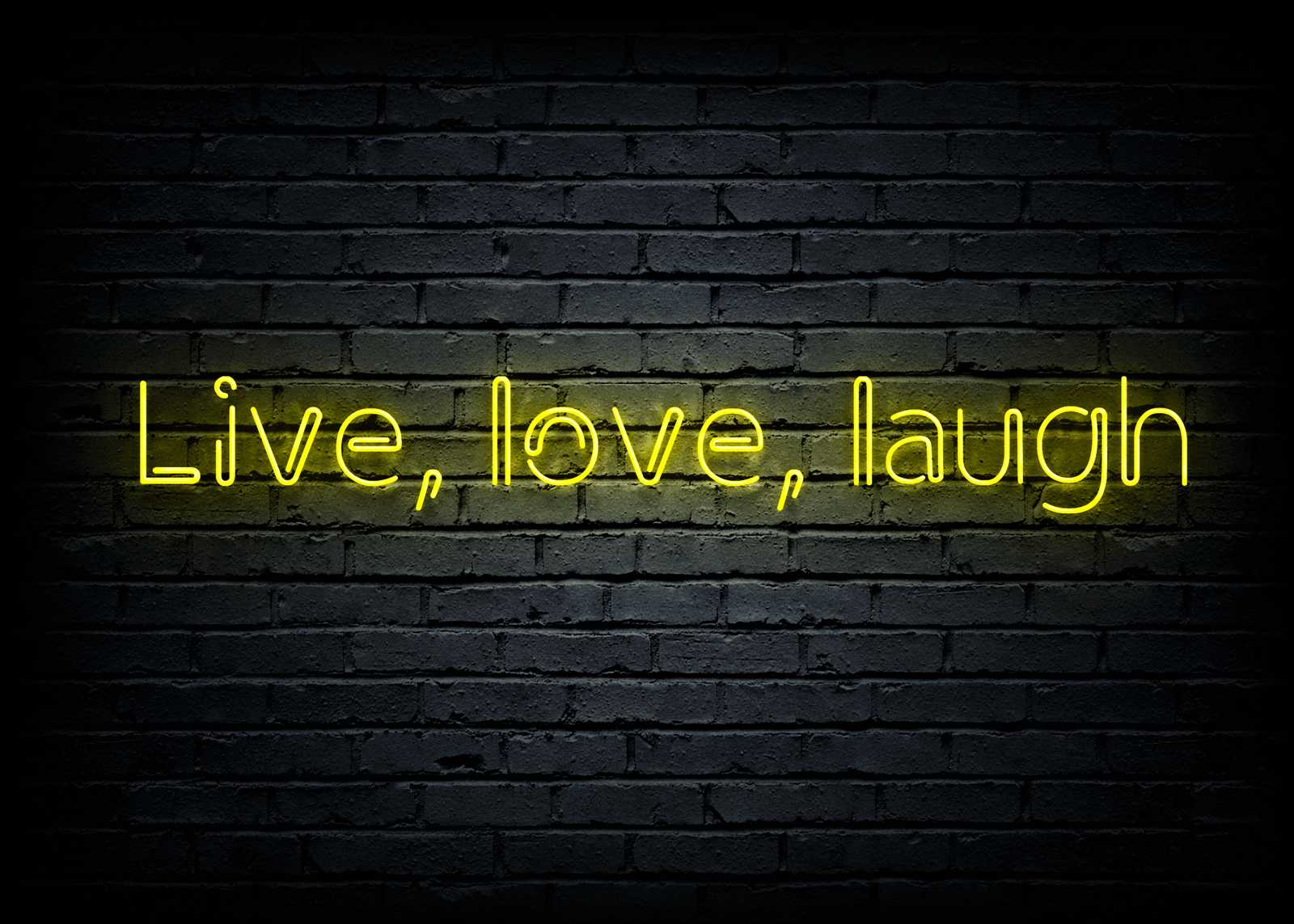 Led neoninė iškaba "Live, love, laugh" - Image 3