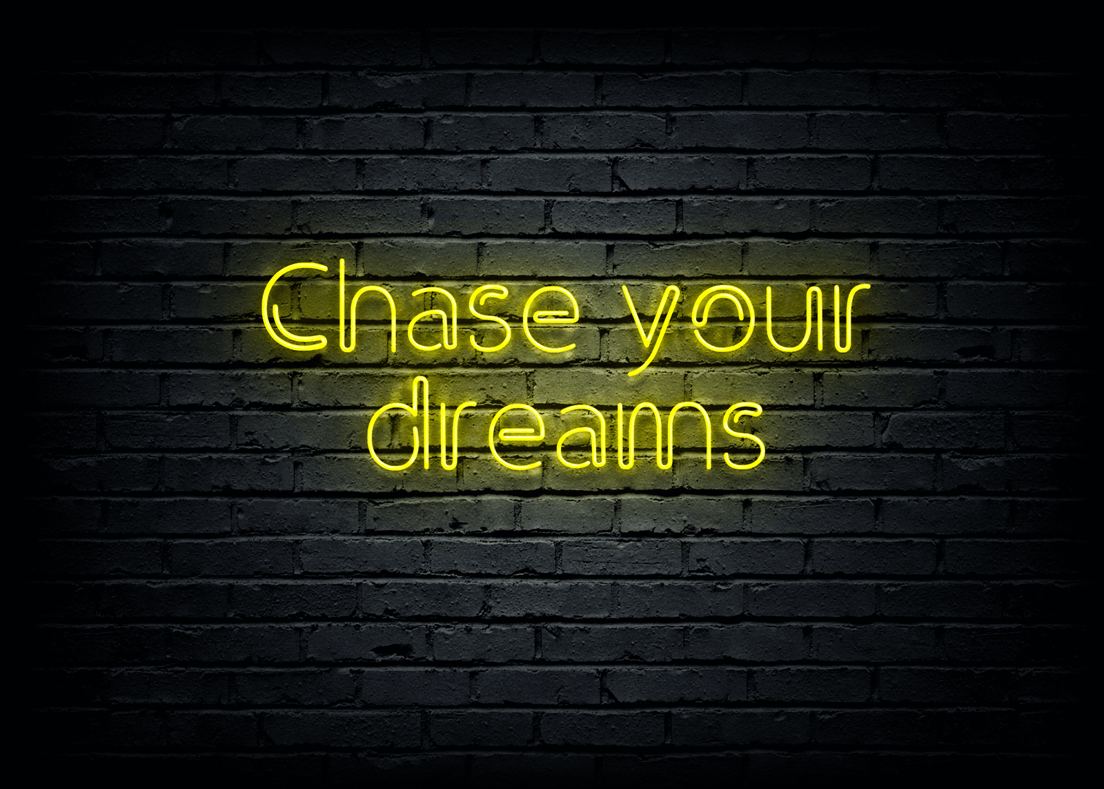 Led neono ženklas "Chase your dreams" - Image 2
