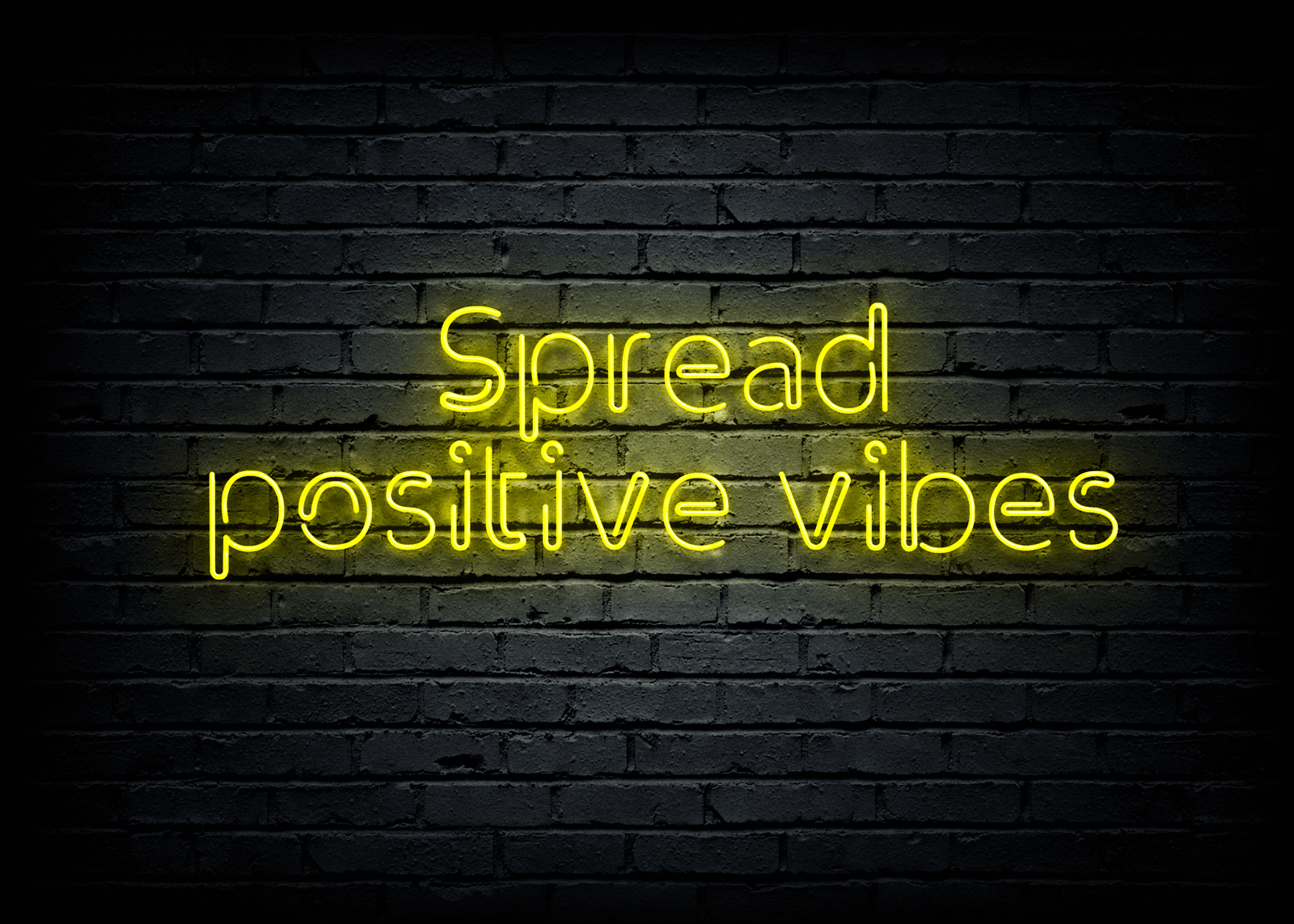 Led neoninė iškaba "Spread positive vibes" - Image 2