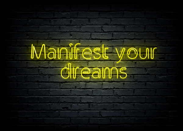 Led neoninė iškaba "Manifest your dreams" - Image 2