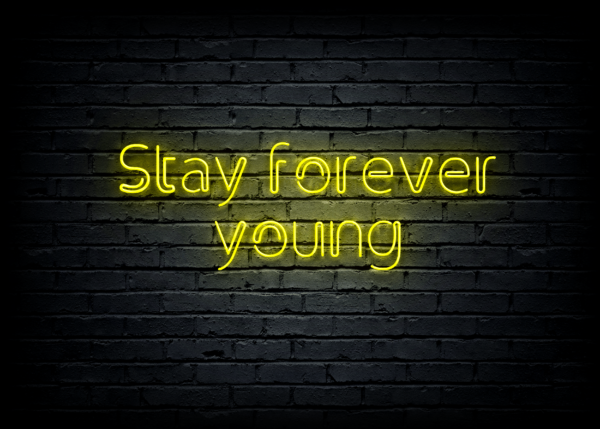 Led neoninė iškaba "Stay forever young" - Image 2