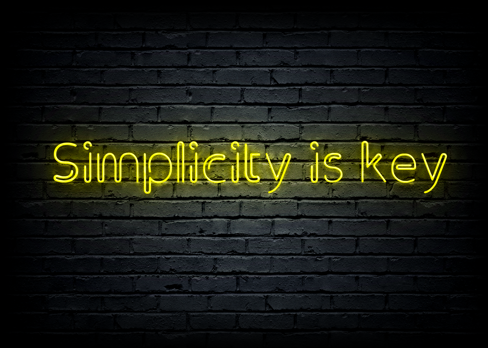 Led neoninė iškaba "Simplicity is key" - Image 2