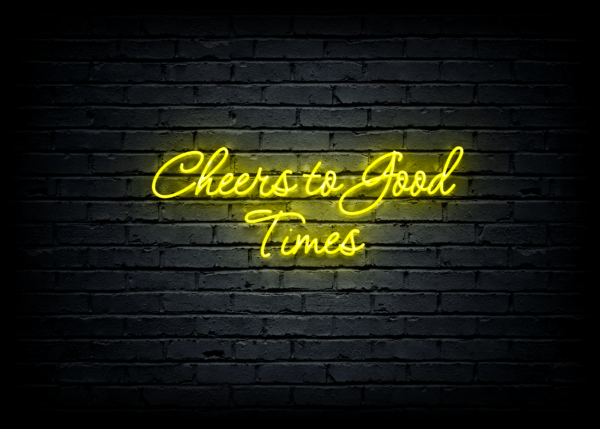 Led neono iškaba "Cheers to Good Times" - Image 2