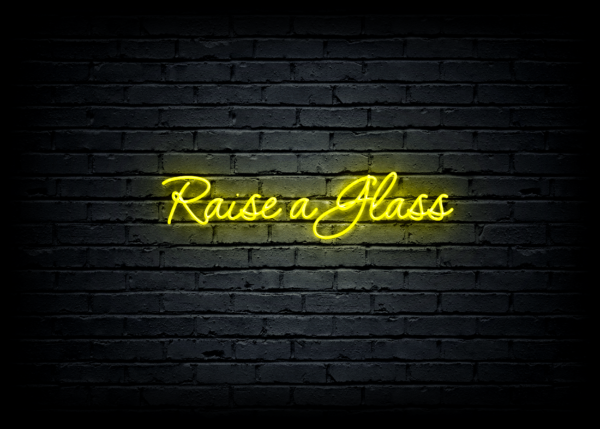 Led neono iškaba "Raise a Glass" - Image 2