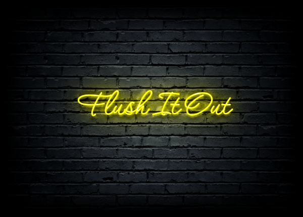 Led neono iškaba "Flush It Out" - Image 2