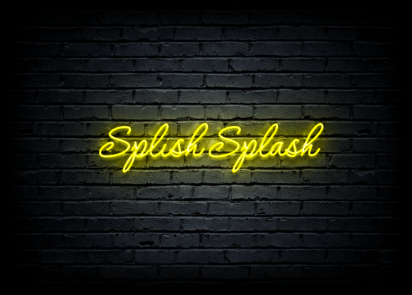 Led neono iškaba "Splish Splash" - Image 2