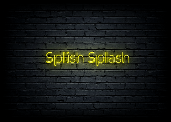 Led neono iškaba "Splish Splash" - Image 3