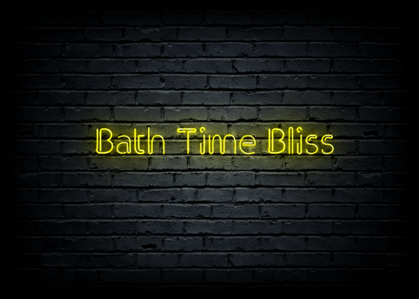 Led neono iškaba "Bath Time Bliss" - Image 2