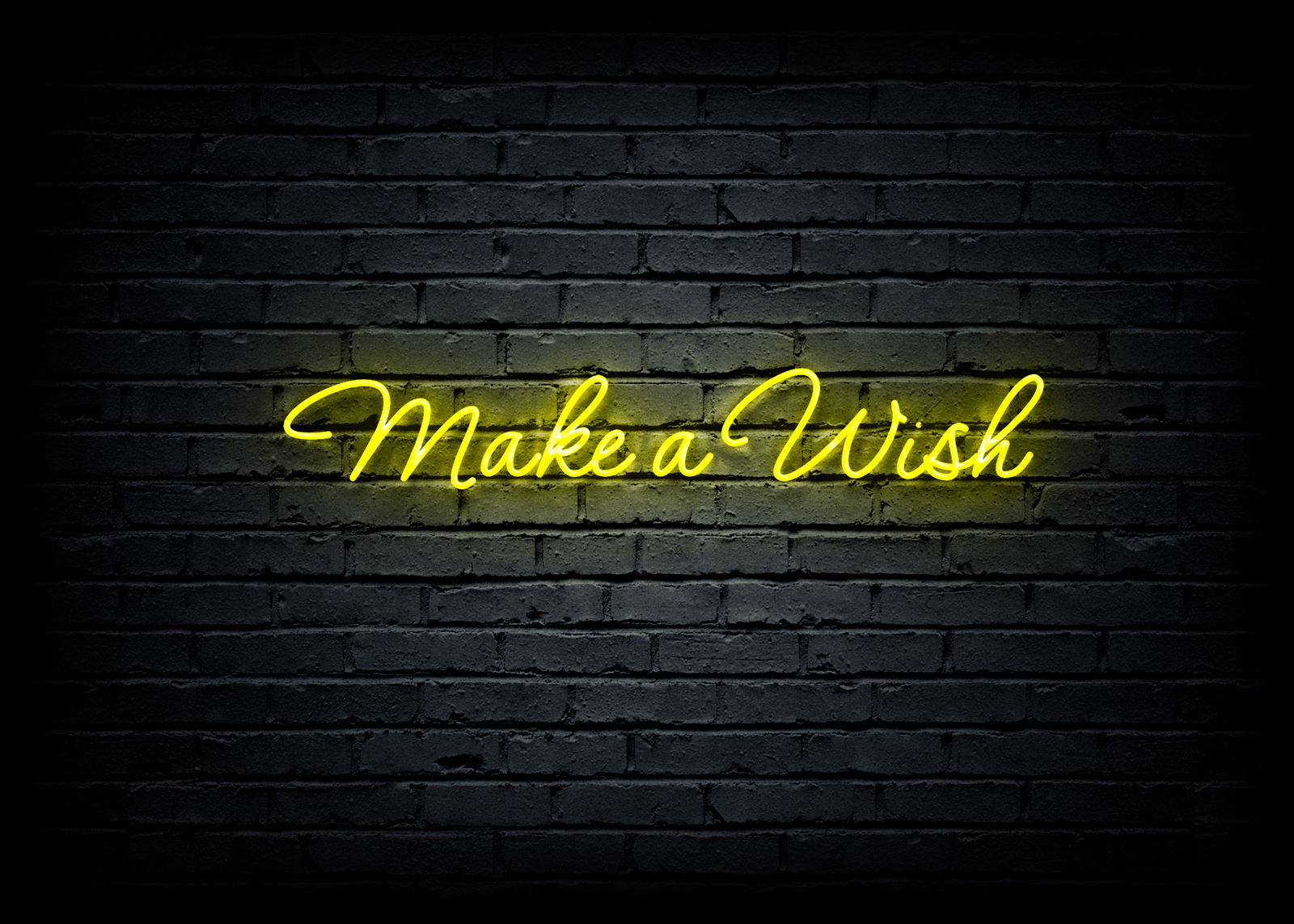 Led neono užrašas "Make a Wish" - Image 2